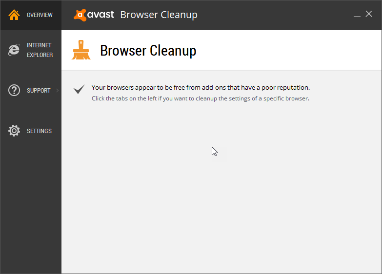 Avast Browser Cleanup