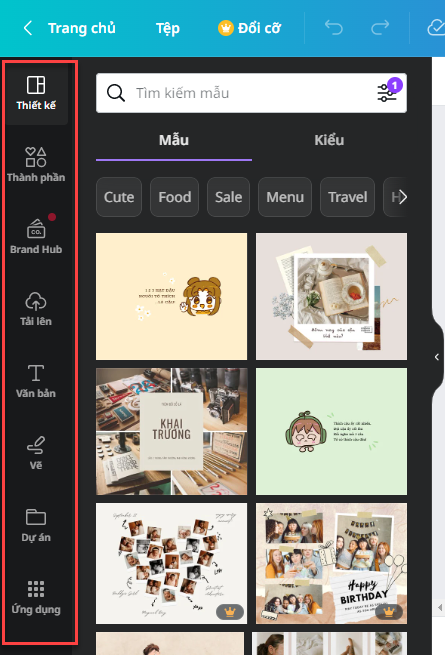 Công cụ chỉnh sửa Canvas