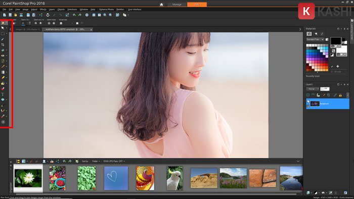 Tính năng chỉnh sửa ảnh Corel PaintShop Pro