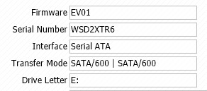 Thông tin chi tiết CrystalDiskInfo